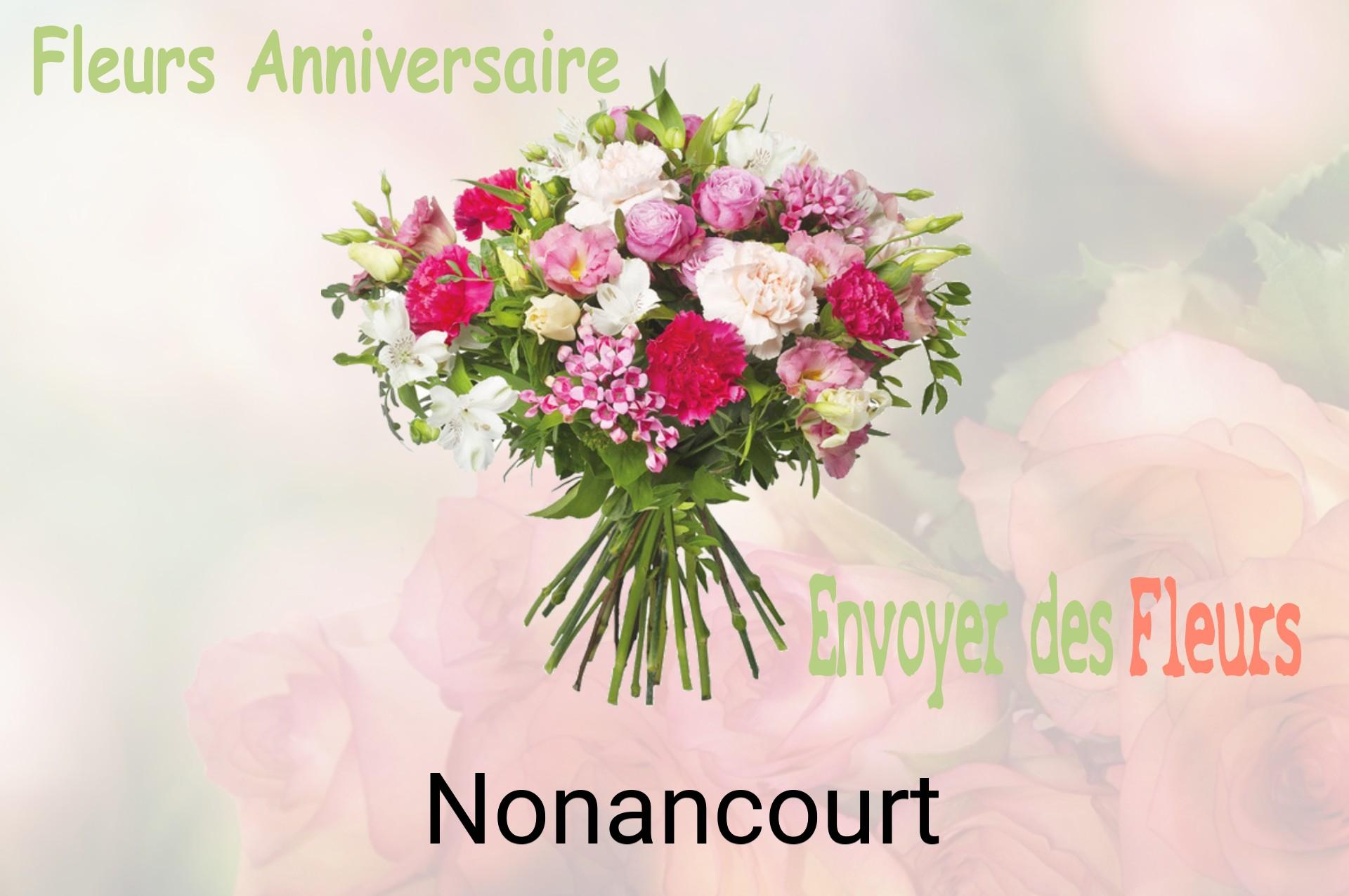 Bouquet de fleurs d’anniversaire livré à Nonancourt